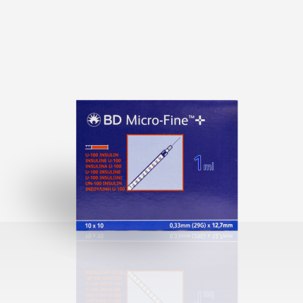 bd microfine + plus 1ml u100 29g 12.7mm x 100
